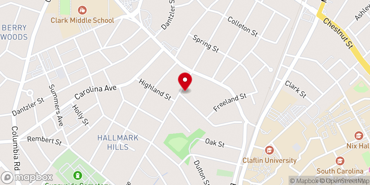 Map showing location of Full Gospel Word