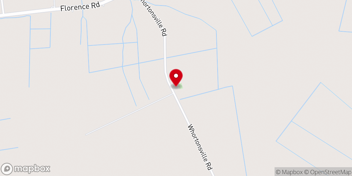 Map showing location of St Mark Freewill Baptist Church