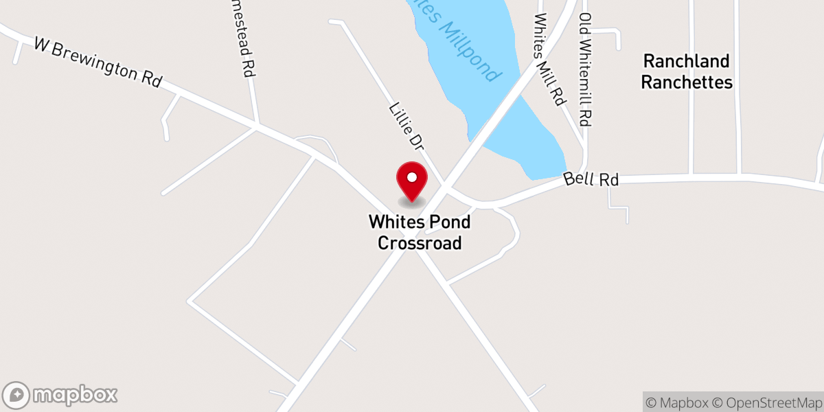 Map showing location of Shepherd United Methodist Church