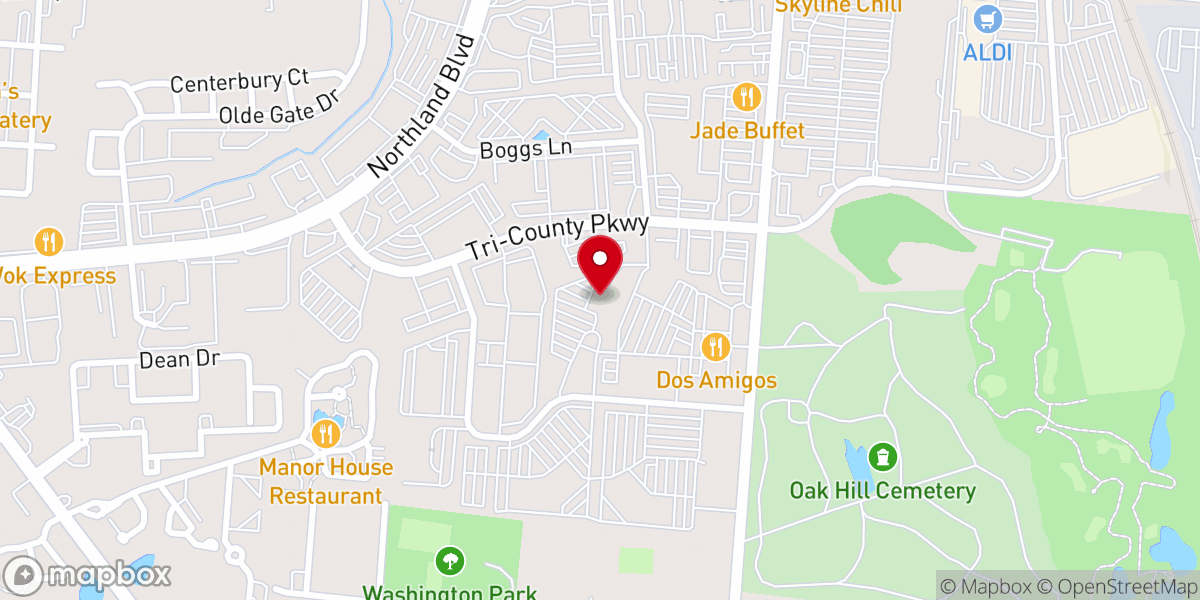 Map showing location of Chosen Ministries