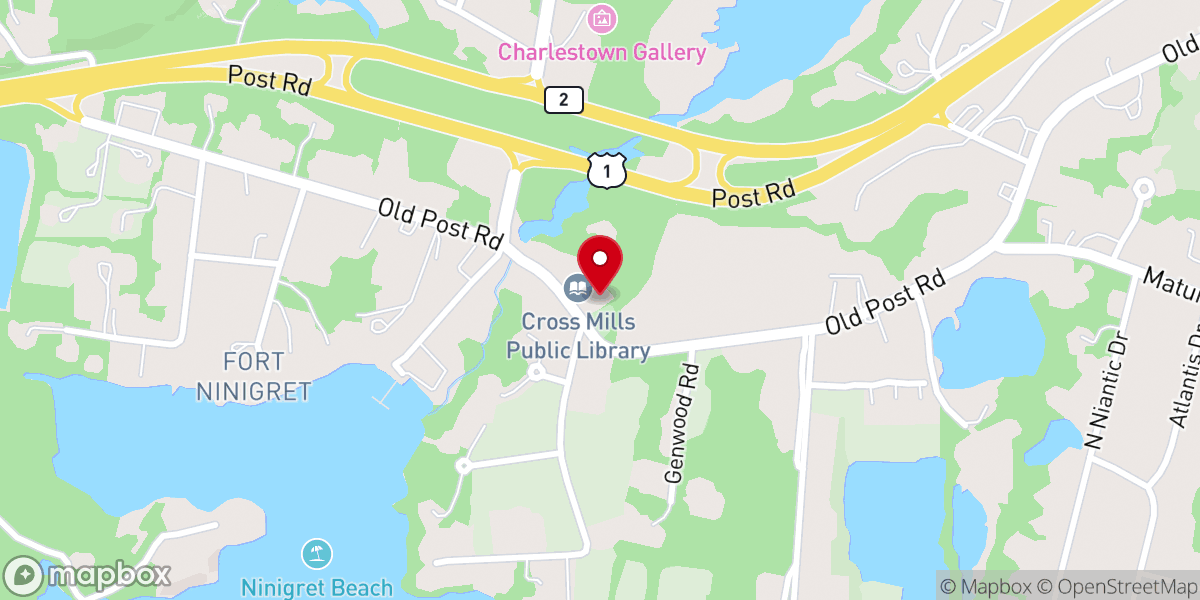 Map showing location of First Baptist Church-Cross Mls