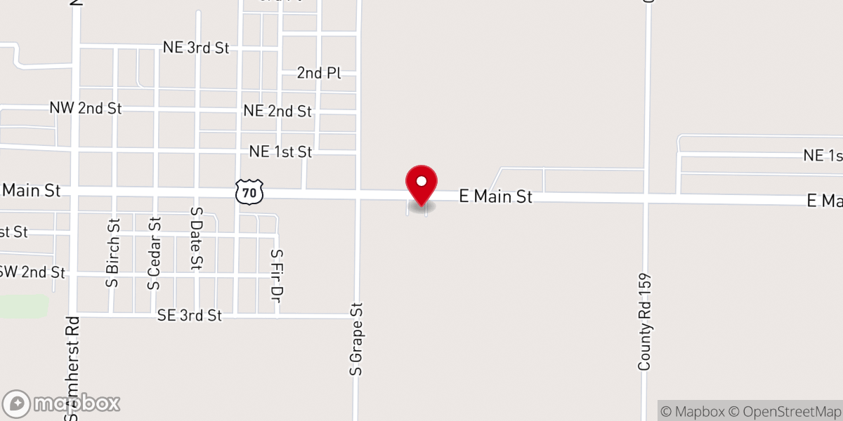 Map showing location of Saint Mary Magdalen Catholic Church