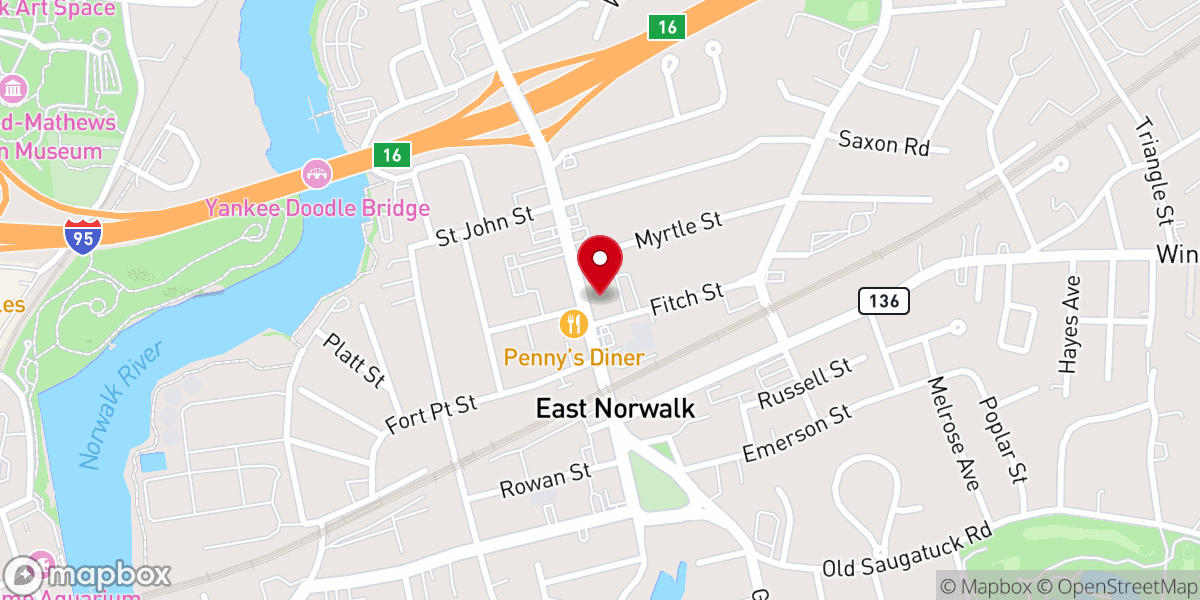 Map showing location of St Thomas the Apostle