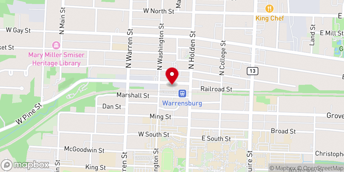 Map showing location of Bodie's