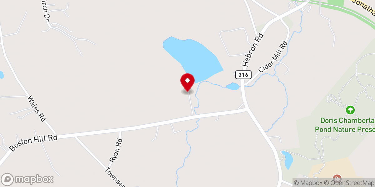 Map showing location of Connecticut Meditation Center Inc