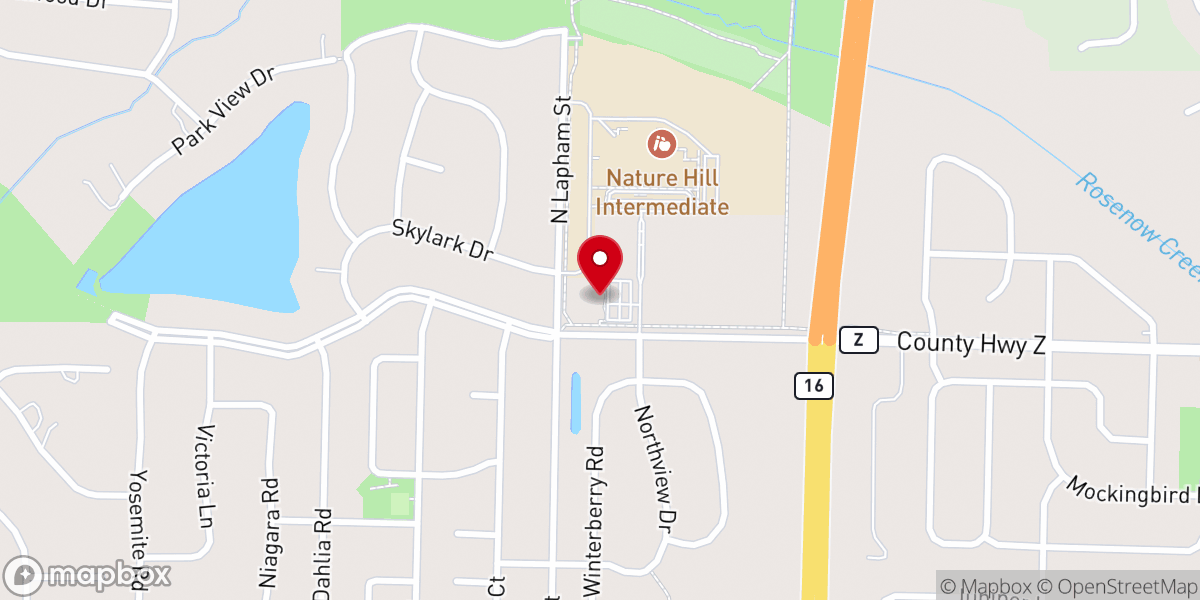 Map showing location of Good Shepherd United Methodist Church