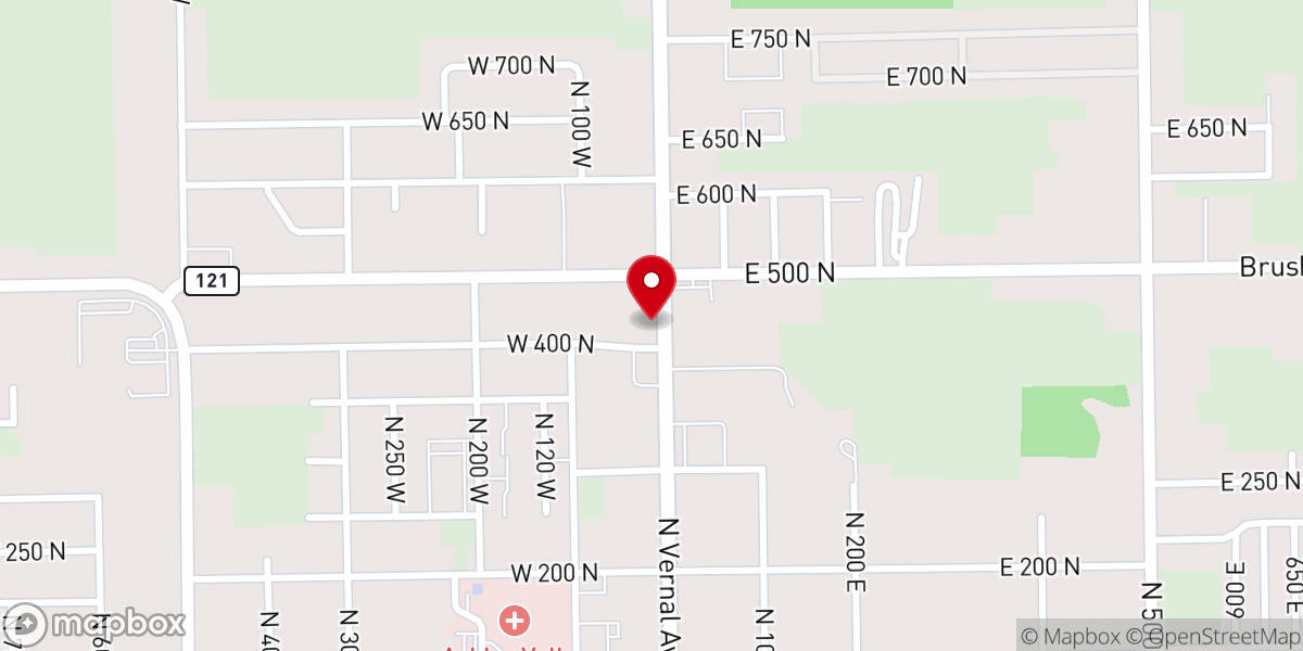 Map showing location of Open Arms Community Church