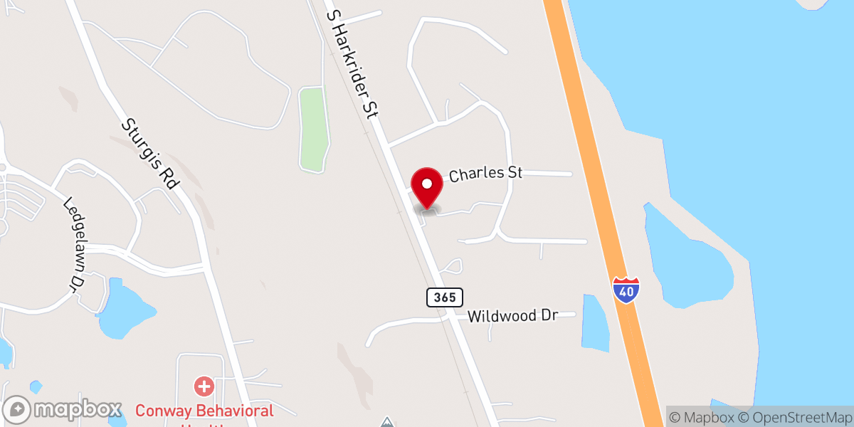 Map showing location of LifeChange Pentecostal Church