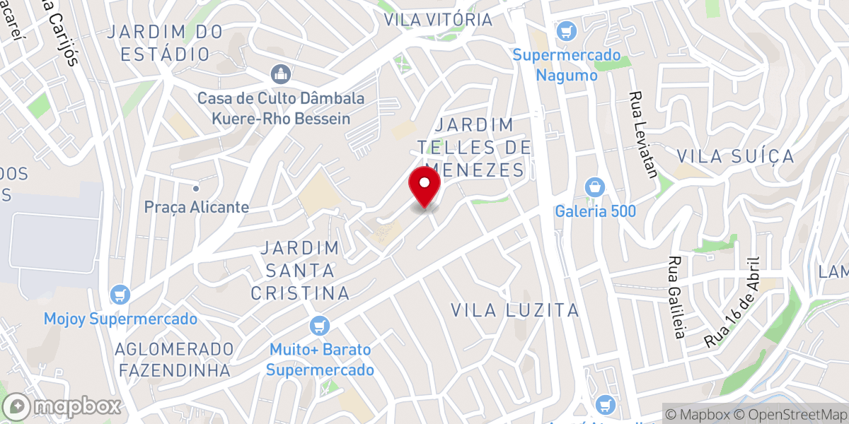 Map showing location of Igreja Evangelica Assembléia De Deus