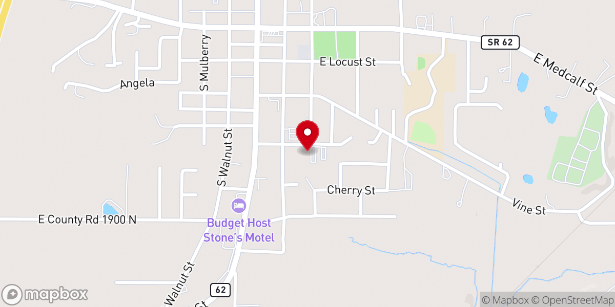 Map showing location of St Joseph Catholic Church