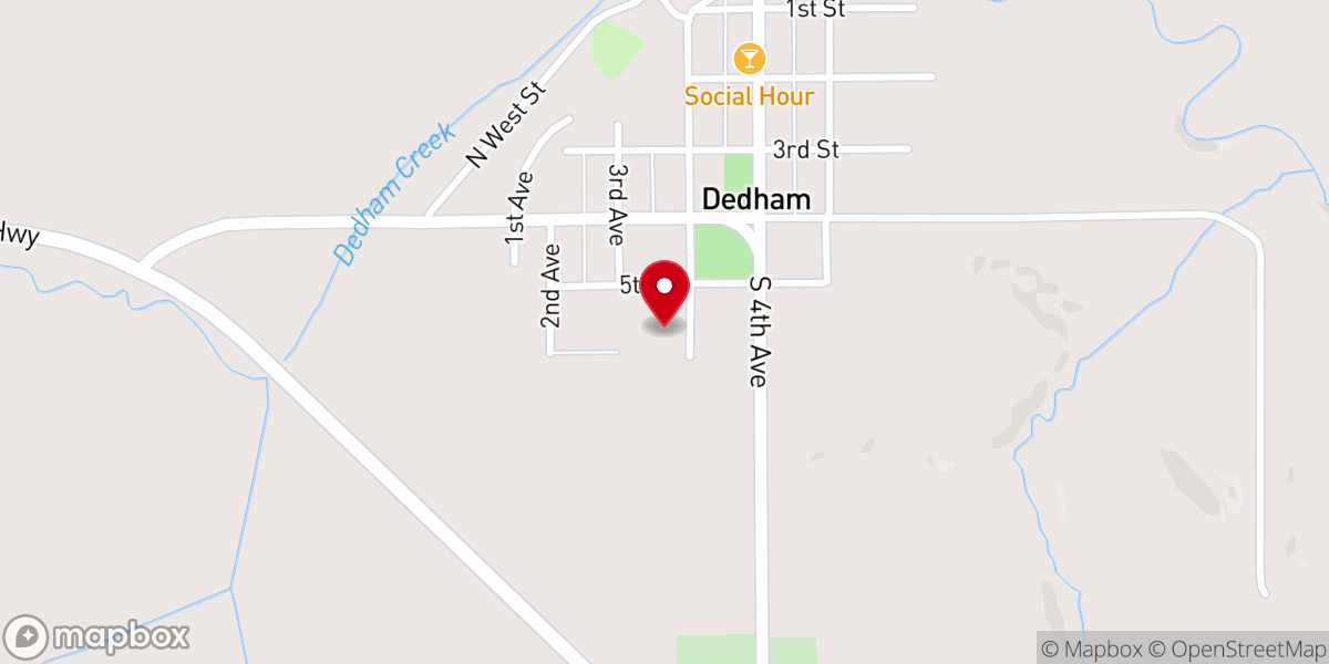 Map showing location of Saint Joseph's Catholic Church