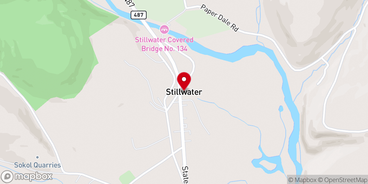 Map showing location of Stillwater