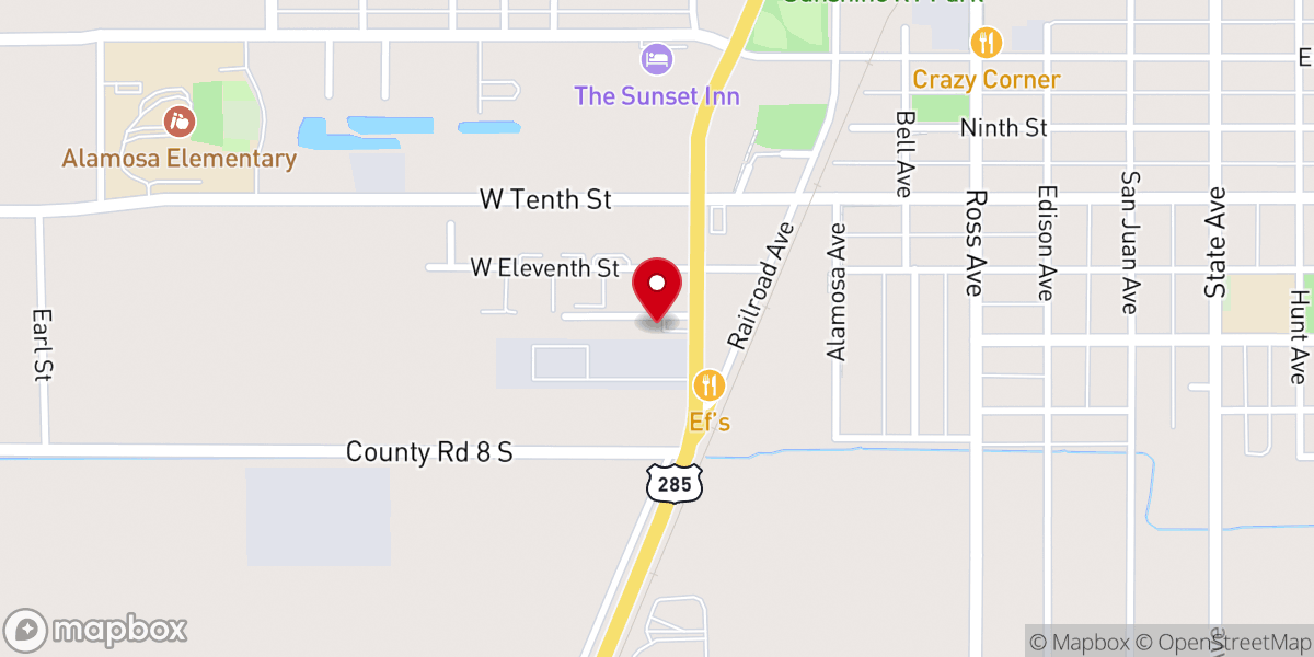 Map showing location of The Door Christian Fellowship Church