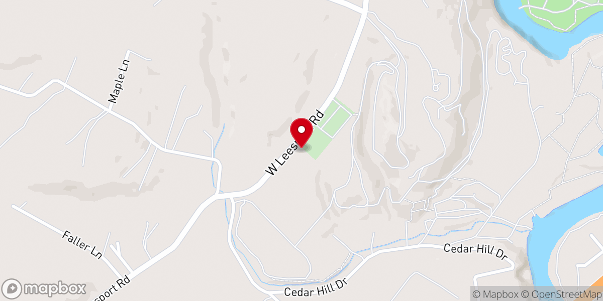 Map showing location of Eplers Church