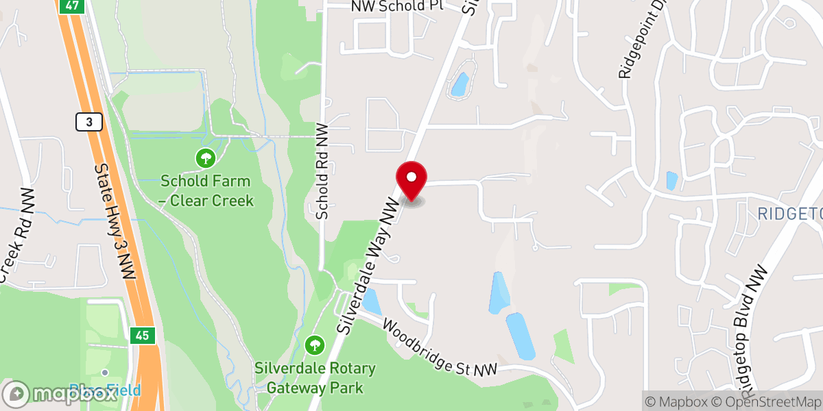 Map showing location of The Highway Church