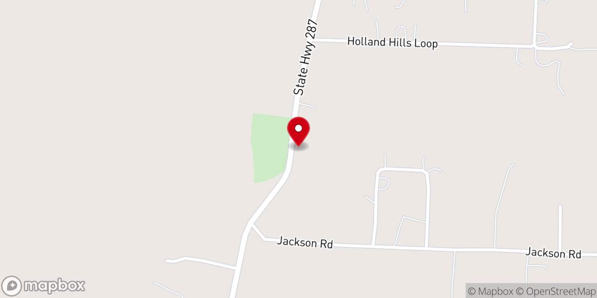 Map showing location of Oakland United Methodist Church