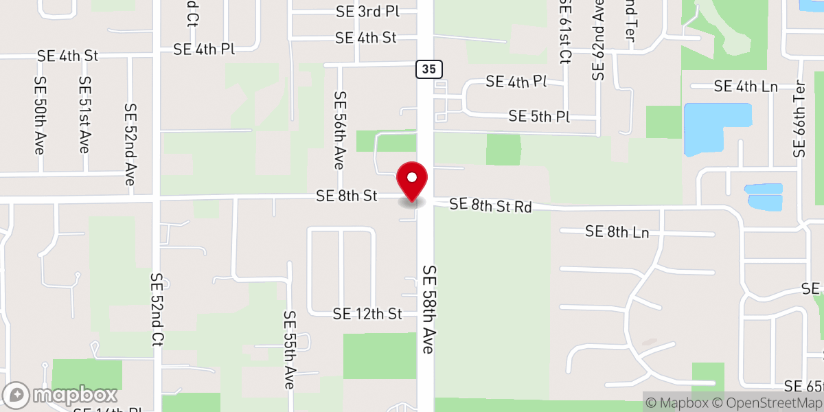 Map showing location of Mount Canaan Missionary Baptist Church