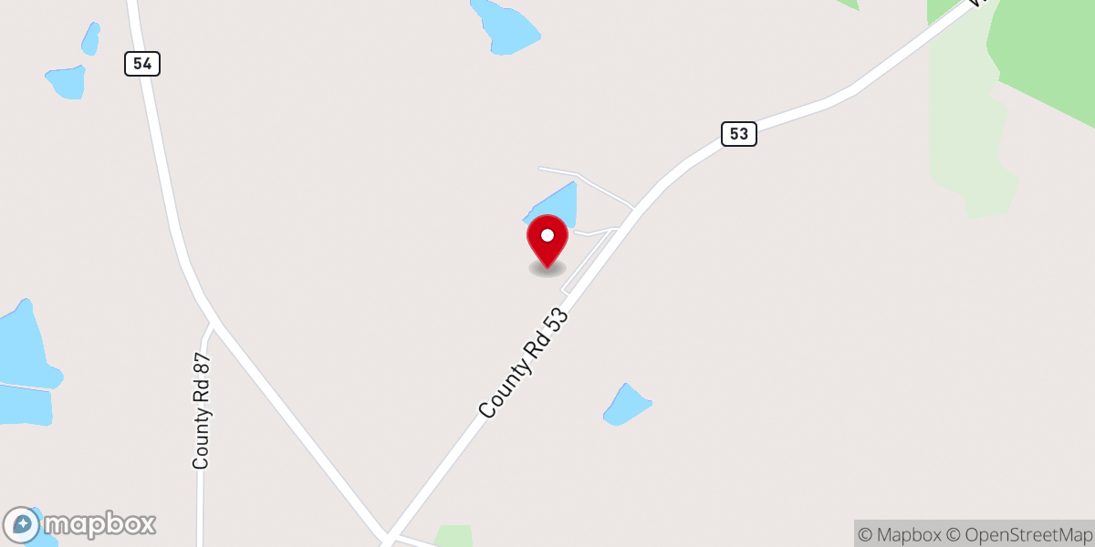 Map showing location of Cypress Hill