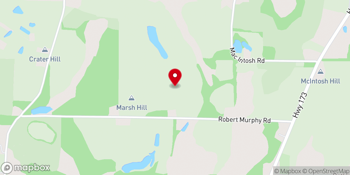 Map showing location of Bethel Baptist Church