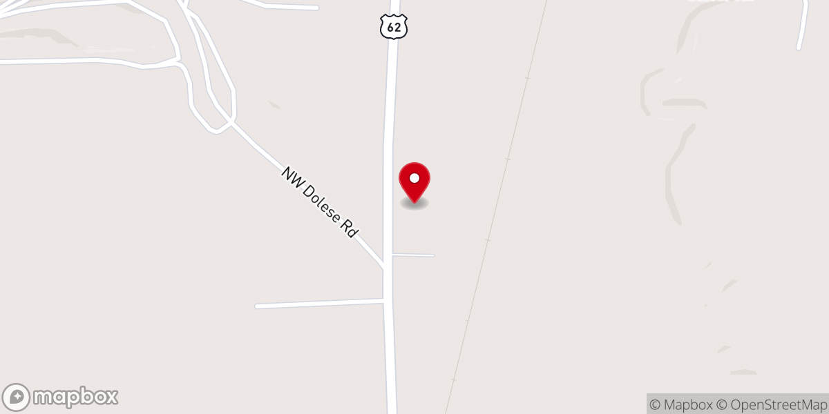 Map showing location of Richards Spur Mission