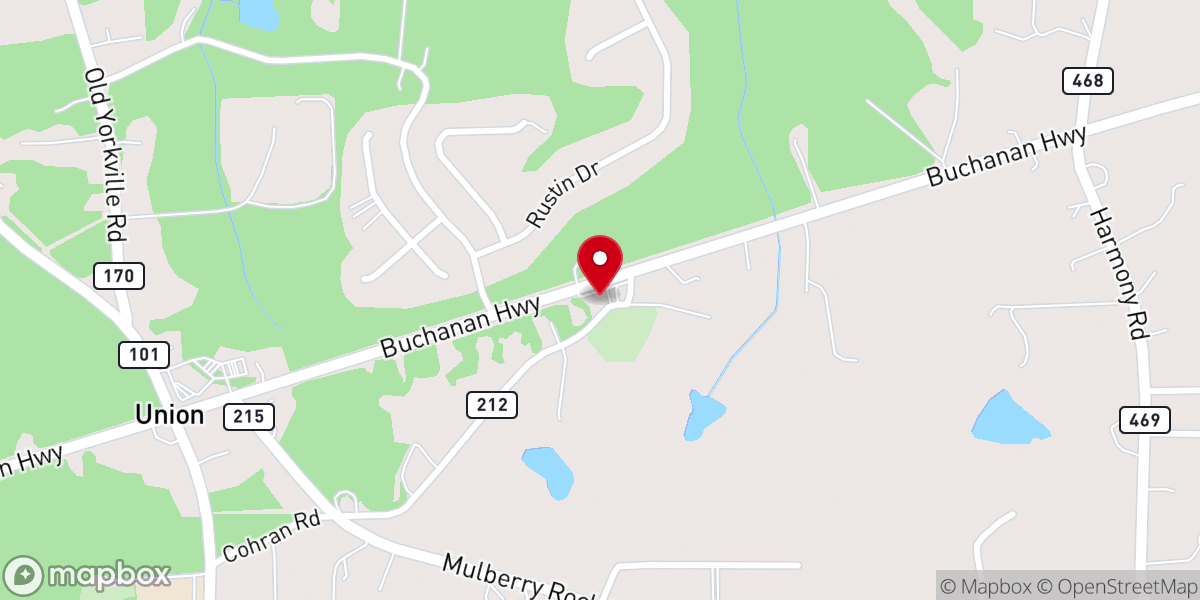 Map showing location of Smyrna Global Methodist Church