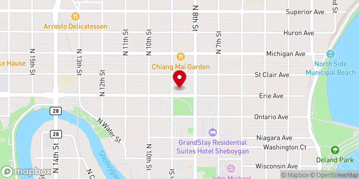 Map showing location of Fountain Park Global Methodist Church