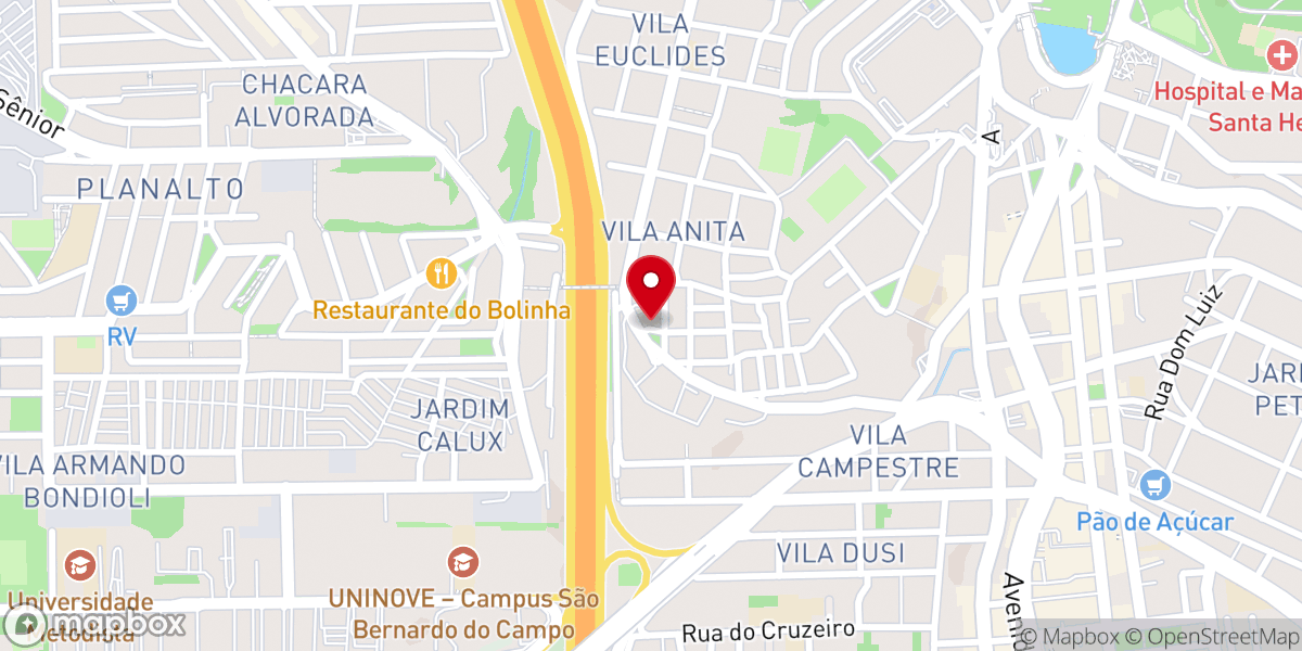 Map showing location of Paróquia Nossa Senhora do Perpétuo Socorro