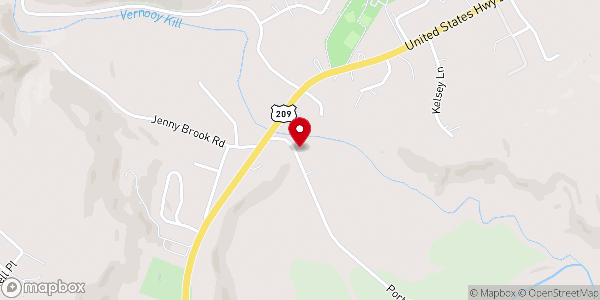 Map showing location of Christ the King Reformed Baptist Church