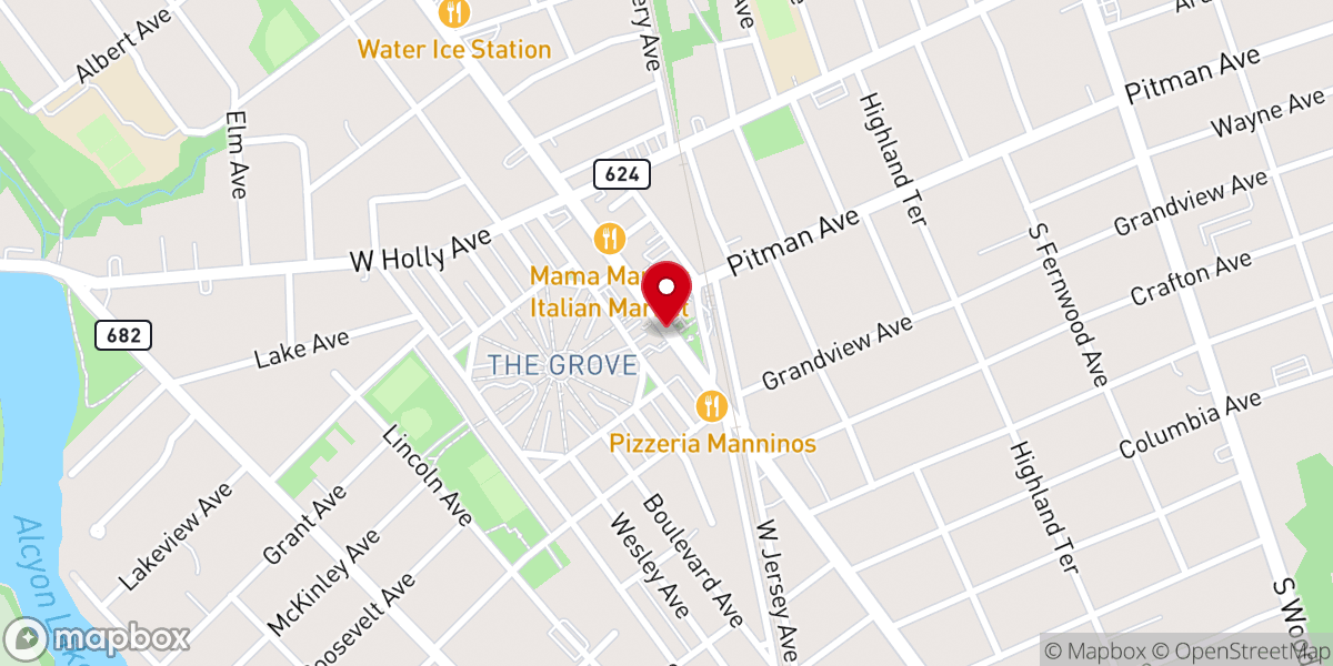 Map showing location of Prayer Fellowship Inc