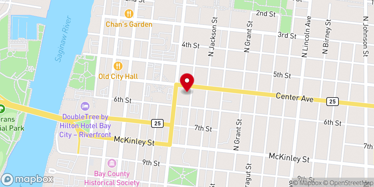 Map showing location of The Osgood Wedding and Events Venue