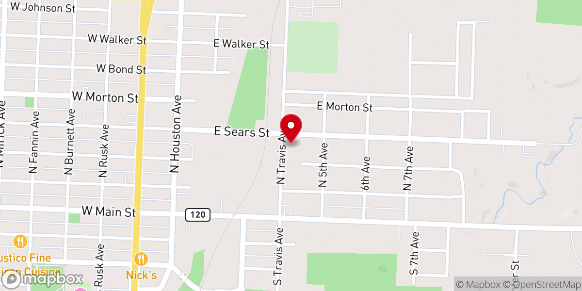 Map showing location of Gods House of Faith and Worship Center