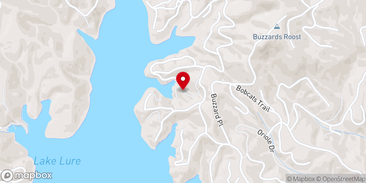 Map showing location of Episcopal Church Women Diocese WNC