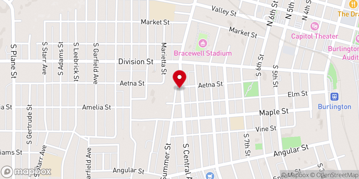 Map showing location of Union Baptist Church Full Gospel Fellowship