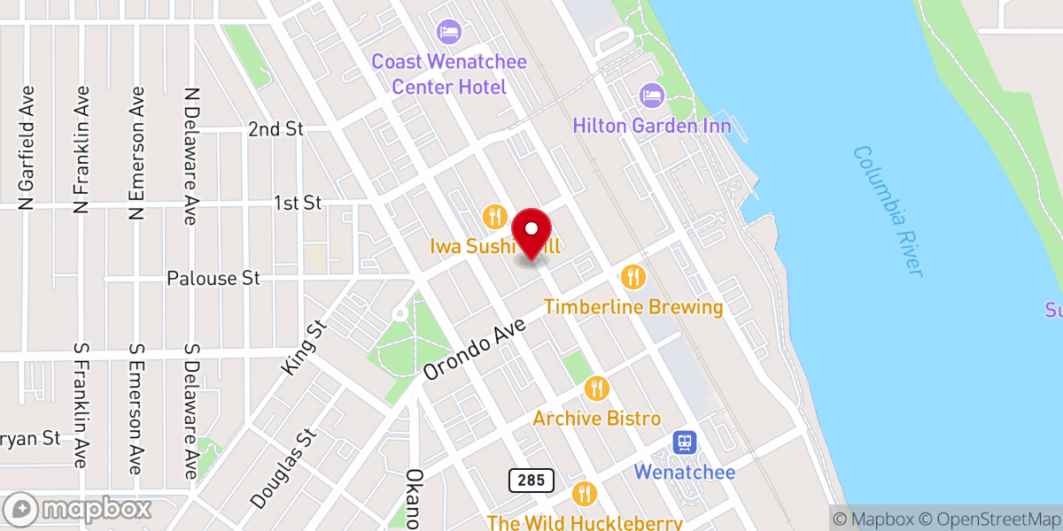 Map showing location of Comunidad Cristiana Latina Rio De Vida