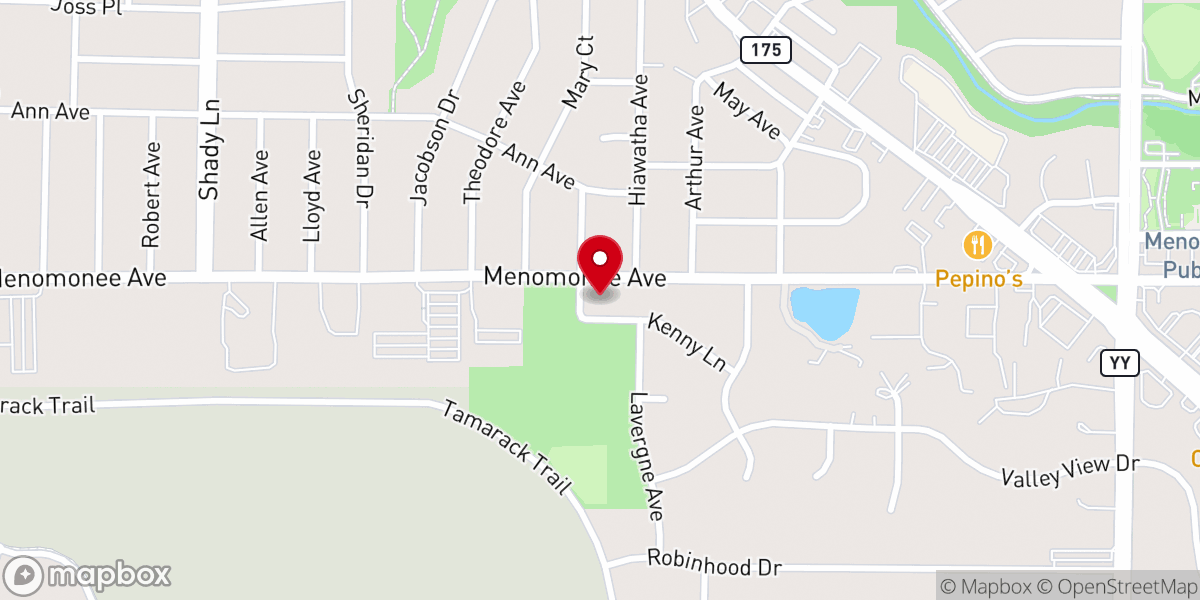 Map showing location of St Francis Episcopal Church