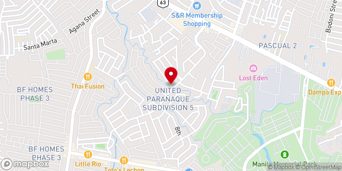 Map showing location of Annunciation of the Theotokos Orthodox Cathedral