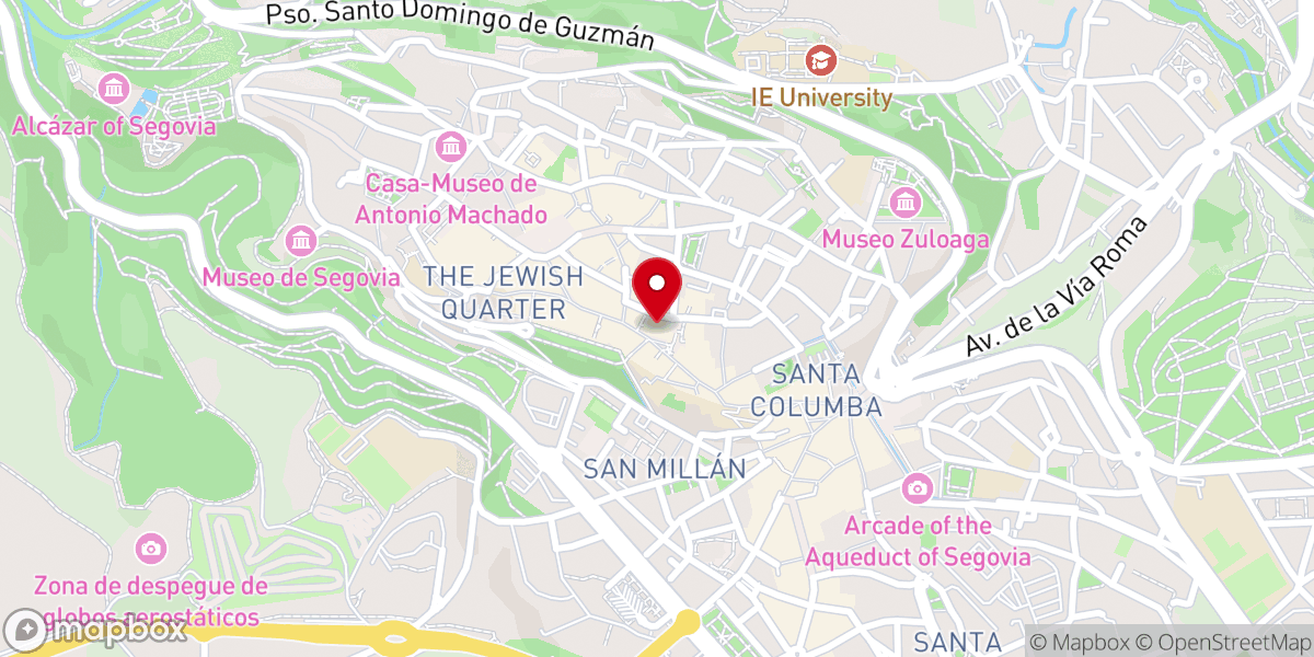 Map showing location of Iglesia de San Martín