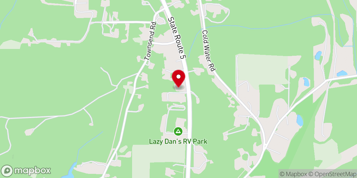 Map showing location of North Bibb Church Of Christ