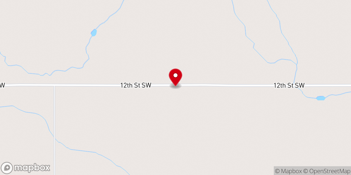 Map showing location of Vang Church