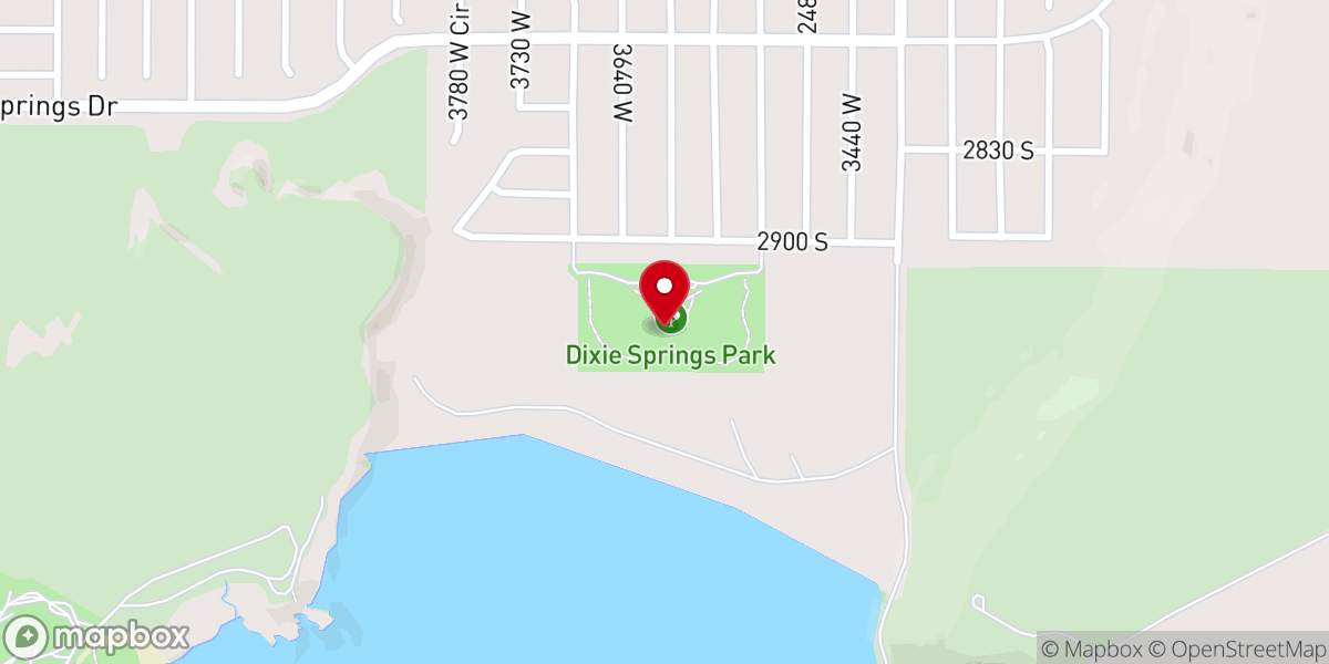 Map showing location of Dixie Springs Park