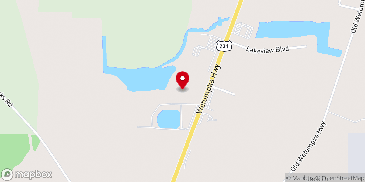 Map showing location of Living Word Christian Fellowship Inc