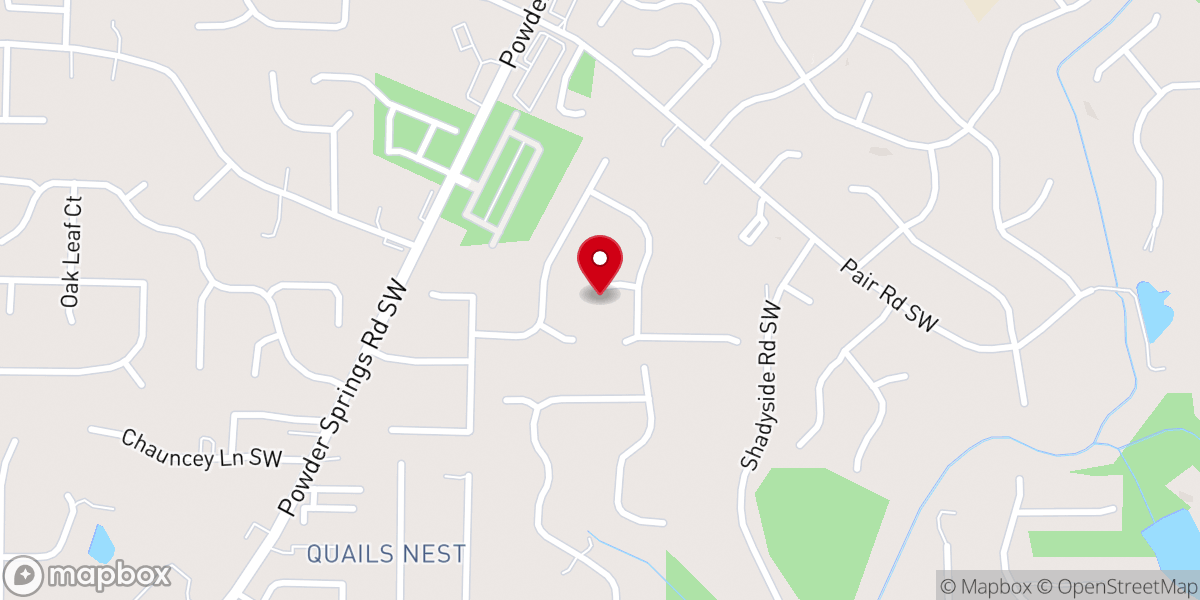 Map showing location of Georgia knights Of columbus Disaster Response Unit