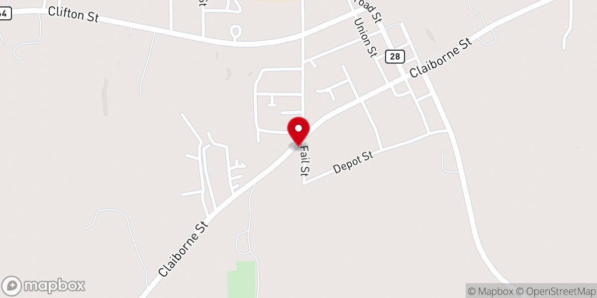 Map showing location of Saint Pauls African Methodist Episcopal Church