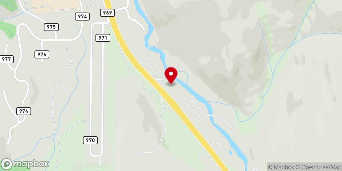 Map showing location of The Church at Agape Outpost
