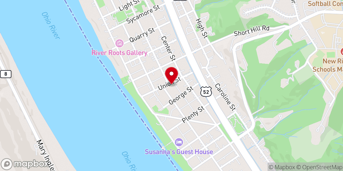 Map showing location of Cranston Memorial Presbyterian