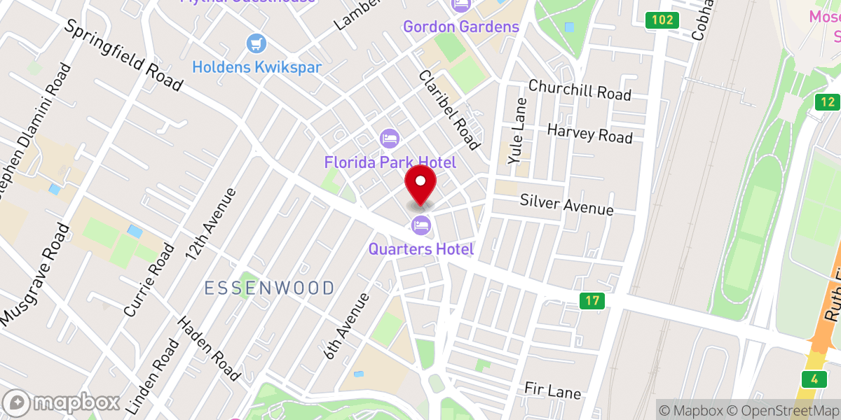 Map showing location of Olive Tree Church Florida Road