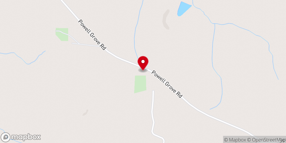 Map showing location of Sandy Run A.M.E. Church