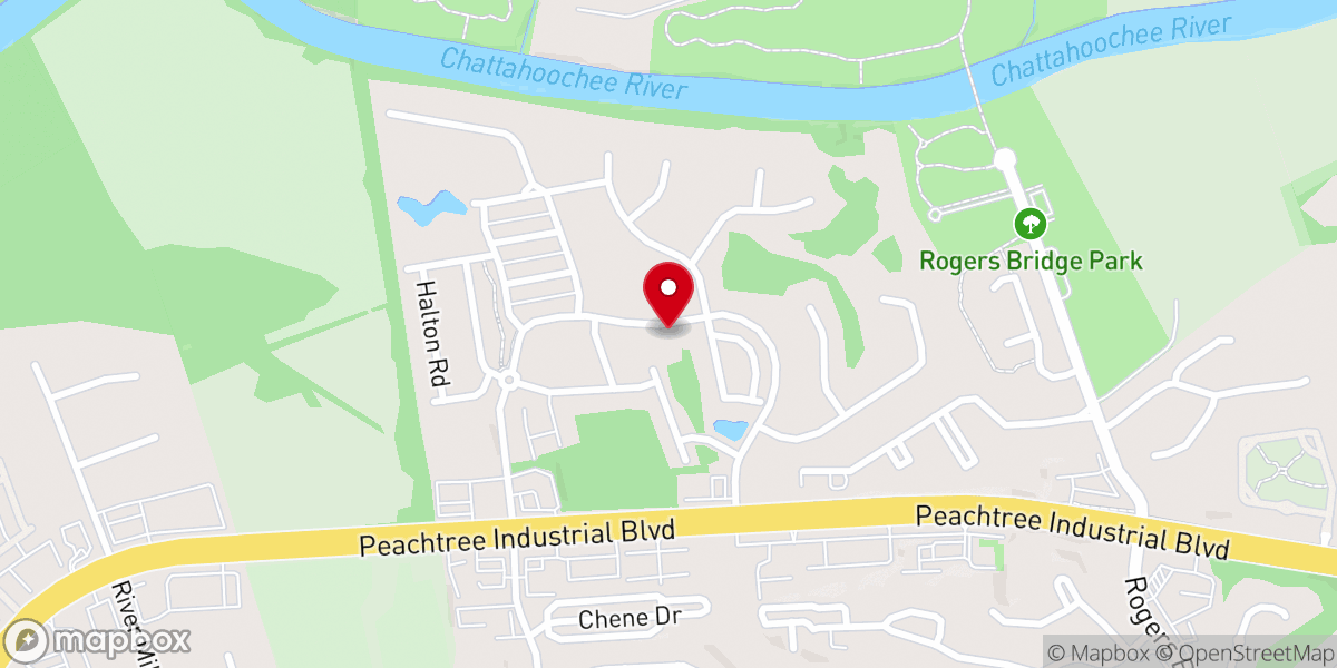Map showing location of Touching Lives Inc