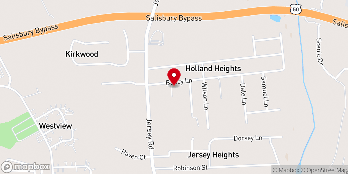 Map showing location of AD BRAS DELMAR EM SALISBURY