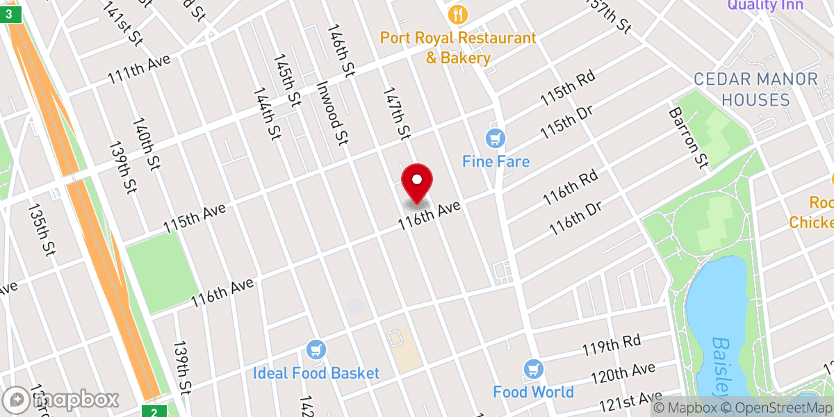 Map showing location of Lemuel Haynes Congregational